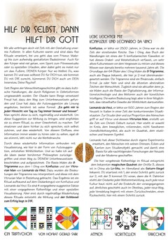 Hilf Dir selbst, dann hilft Dir Gott!